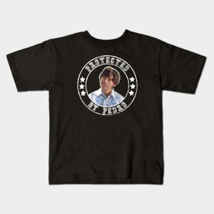 Napoleon Dynamite - Protected by Pedro - Solid Stars Kids T-Shirt